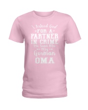 OMA FUNNY PARTNER IN CRIME Ladies T-Shirt thumbnail
