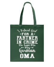 OMA FUNNY PARTNER IN CRIME Tote Bag thumbnail
