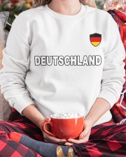 DEUTSCHLAND GERMANY Crewneck Sweatshirt custom-crewneck-sweatshirt-lifestyle-front-124