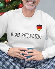 DEUTSCHLAND GERMANY Crewneck Sweatshirt custom-crewneck-sweatshirt-lifestyle-front-129
