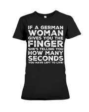 GERMAN WOMAN Premium Fit Ladies Tee thumbnail