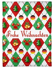 FROHE WEIHNACHTEN GERMAN CHRISTMAS Small Fleece Blanket - 30" x 40" front