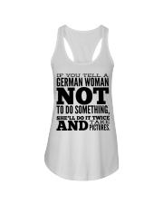 GERMAN WOMAN FUNNY Ladies Flowy Tank thumbnail