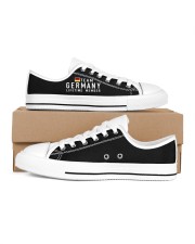 TEAM GERMANY LIFETIME MEMBER Men's Low Top White Shoes inside-right-outside-right