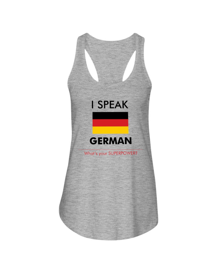 I SPEAK GERMAN Ladies Flowy Tank