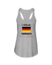 I SPEAK GERMAN Ladies Flowy Tank front