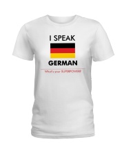 I SPEAK GERMAN Ladies T-Shirt thumbnail