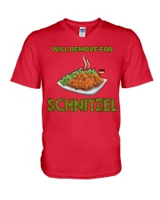 WILL REMOVE FOR SCHNITZEL V-Neck T-Shirt tile
