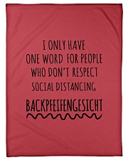 I ONLY HAVE ONE WORD FOR PEOPLE WHO DON'T RESPECT Fleece Blanket tile