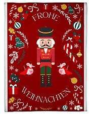 GERMAN CHRISTMAS NUTCRACKER VINTAGE Fleece Blanket tile