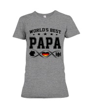 WORLDS BEST PAPA Premium Fit Ladies Tee tile