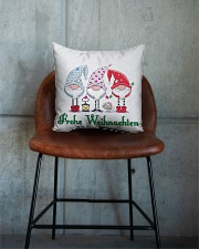 GERMAN MERRY CHRISTMAS Square Pillowcase aos-pillow-square-front-lifestyle-04