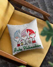 GERMAN MERRY CHRISTMAS Square Pillowcase aos-pillow-square-front-lifestyle-07