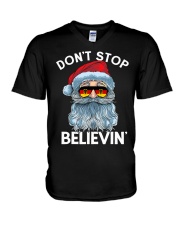 DON'T STOP BELIEVIN' V-Neck T-Shirt tile