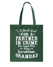 GERMAN GRANDAD FUNNY PARTNER IN CRIME Tote Bag thumbnail