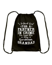 GERMAN GRANDAD FUNNY PARTNER IN CRIME Drawstring Bag thumbnail