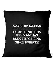 SOCIAL DISTANCING SOMETING THIS GERMAN Square Pillowcase tile