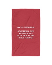 SOCIAL DISTANCING SOMETING THIS GERMAN Hand Towel tile
