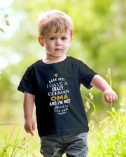 BACK OFF I HAVE A CRAZY GERMAN OMA Youth T-Shirt lifestyle-youth-tshirt-front-5