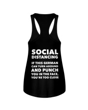 SOCIAL DISTANCING IF THIS GERMAN CAN TURN AROUND Ladies Flowy Tank thumbnail