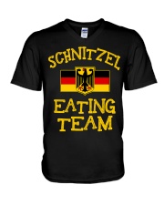 SCHNITZEL EATING TEAM V-Neck T-Shirt thumbnail