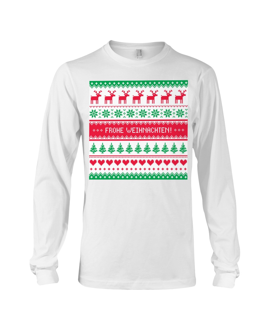 GERMAN MERRY CHRISTMAS Long Sleeve Tee