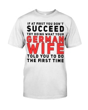 GERMAN WIFE Classic T-Shirt front