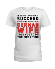 GERMAN WIFE Ladies T-Shirt thumbnail
