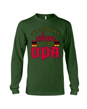 WHO NEEDS SANTA WHEN I'VE GOT OPA Long Sleeve Tee tile