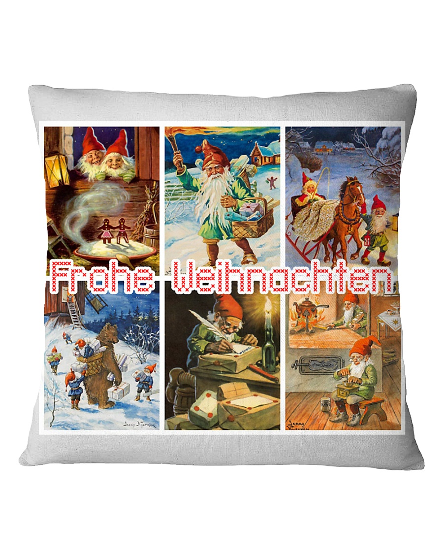 GERMAN MERRY CHRISTMAS Square Pillowcase