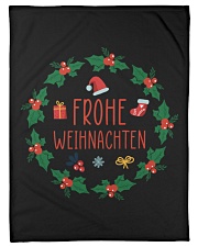 FROHE WEIHNACHTEN MERRY CHRISTMAS Fleece Blanket tile