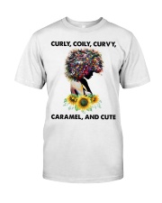 Curly coily curvy Classic T-Shirt front