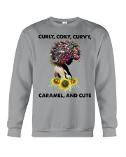 Curly coily curvy Crewneck Sweatshirt thumbnail