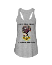 Curly coily curvy Ladies Flowy Tank thumbnail