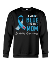 I wear blue for my mom Crewneck Sweatshirt thumbnail