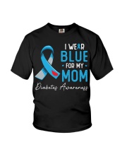 I wear blue for my mom Youth T-Shirt thumbnail
