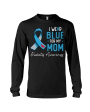 I wear blue for my mom Long Sleeve Tee thumbnail