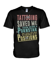Tattooing saved me V-Neck T-Shirt thumbnail
