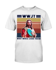 What would Jesus throw Premium Fit Mens Tee thumbnail