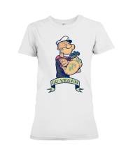 Go vegan Premium Fit Ladies Tee tile