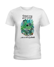 Behind woman Ladies T-Shirt front