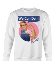 Go vegan Crewneck Sweatshirt tile
