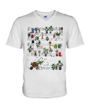 Garden music V-Neck T-Shirt thumbnail