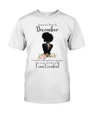 Queen are born in December Classic T-Shirt front
