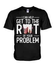 Teeth problem V-Neck T-Shirt thumbnail