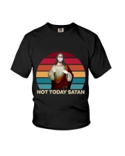 Not today satan Youth T-Shirt thumbnail