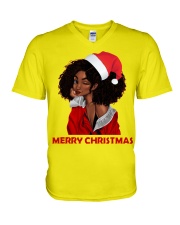 Merry christmas V-Neck T-Shirt tile