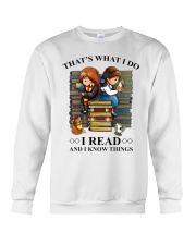 I read and i know things Crewneck Sweatshirt tile