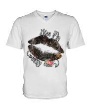 Kiss V-Neck T-Shirt tile