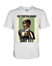 Say it V-Neck T-Shirt tile